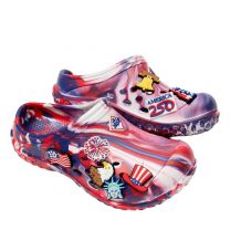 Muckster Lite Liberty Women's EVA Clog, American Swirl, Size 9(M)