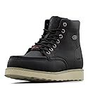 Lugz Work Men's Monterey 6" Steel Toe Work Boot Black/Cream/Gum - MMONTSTGV-0031
