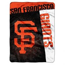 MLB San Francisco Giants "Strike" Raschel Throw Blanket, 60" x 80"