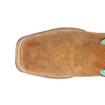 Durango Lady Women's Dusty Brown & Sky Blue Western Boot
