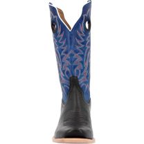 Durango® Arena Pro Elite™ Western Boot, Raven Black And Lapis Blue, Size 10.5(W)