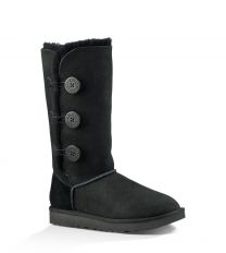 UGG Women's Bailey Button Triplet Black - 1873-BLK