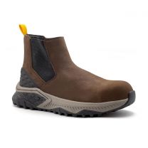 Avenger Men's Summit Trail Chelsea Composite Toe EH Pull-On Work Boot Brown - A8806