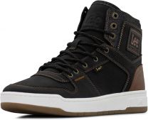 Lee Men's Daybreaker Hi-Top Sneaker Black/British Tan - M000066-0860