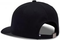 Fox Racing Men's Wordmark Adjustable Hat, Black/White