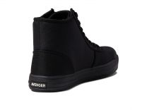 Avenger Work Boots Women's High Top Industrial Shoe, Black/Black, 9