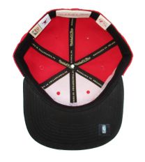 Mitchell & Ness Chicago Bulls 2 Tone HWC Dynasty Fitted Size 7 3/8 Hat Cap - Red and White