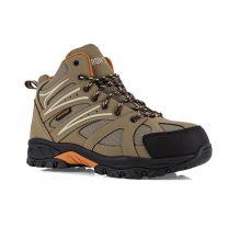 IRON AGE Work Men's Surveyor Brown Composite Toe Waterproof Hiker Work Boot Brown - IA5401