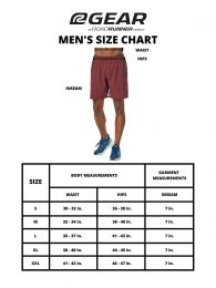 R-Gear Men's 7-Inch Running Shorts with Multiple Pockets and Inner Brief Liner | Set The Pace