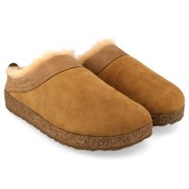 Haflinger Unisex Snowbrid Clog Slippers Tan - 713015-46