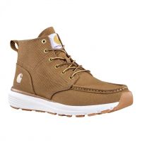 Carhartt Men's Haslett Soft Toe ESD Chukka Work Boot Brown Canvas  - FS4084-M
