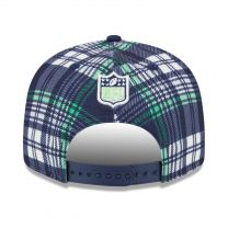 New Era Men's College Navy Seattle Seahawks 2024 Sideline Statement 9FIFTY Snapback Hat