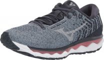 Mizuno Women's Wave Sky WAVEKNIT 3 Running Shoe, Glacier Gray-White, 8.5 D US