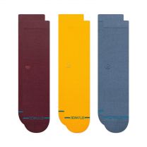 Stance Unisex Icon 3-Pack Wine Medium