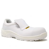 COFRA Men's Stream Composite Toe Non-Metallic ESD Slip-On Work Shoe White - 10390-CUO