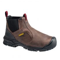 Avenger Men's Ripsaw Romeo Alloy Toe EH Internal Metatarsal Guard PR Waterproof Work Boot Brown - A7342