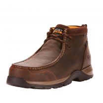 ARIAT WORK Men's Edge LTE Moc Waterproof Composite Toe Work Boot Dark Brown - 10024956