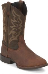 Justin Men's 11" Buster III Western Boot Distressed Brown - 7221