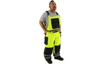 Magestic Unisex High Visibility Waterproof Bib Overall with Quilted Insulation Hi Viz Yellow/Black - 75-2357