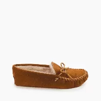Minnetonka Men's Pile Lined Softsole Slipper Brown - 763-BRN