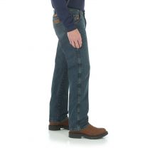 Wrangler Riggs Workwear mens Fr Flame Resistant Advanced Comfort Regular Fit Jean Work Utility Pants, Dark Tint, 32W