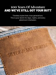 Silver Jeans Co. Men's Craig Classic Fit Bootcut Jeans, Light Marble Indigo, 34W x 32L