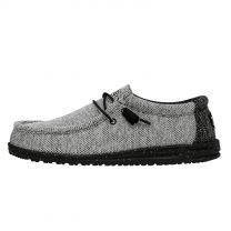 HEY DUDE Shoes Men's Wally Stretch Poly Dark Web - 40024-1GQ