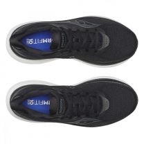 Saucony Men's Triumph 23 Sneaker, Black/White, 8.5