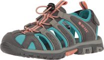 Hi-Tec Kids' Cove Sandal Grey/Blue/Papaya - 31502