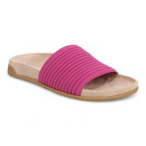 Vionic Women's Evie Knit Slide Sandal Dark Rose Violet Knit - J5081F3652