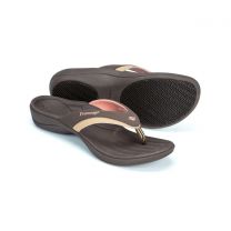PowerStep® ArchWear™ Women's Sandals Brown/Tan - 8500-30