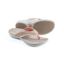 PowerStep® ArchWear™ Women's Sandals Khaki/Coral - 8500-35