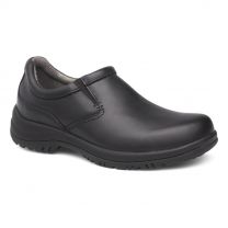Dansko Men's Wynn Slip Resistant Shoe Black Leather - 8701020202