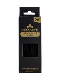 Obenauf's Industrial Strength Boot Laces Black Waxed Round - 90 Inch (1 pair) - 1111-90