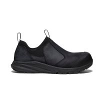 KEEN Utility Men's Vista Energy+ Shift Carbon-Fiber Toe ESD Slip On Work Shoe Black/Black  - 1027646