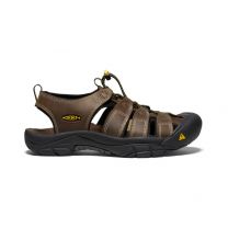 KEEN Men's Newport Leather Wide Sandal Bison - 1030992