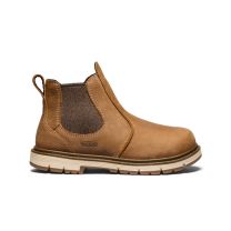 KEEN Utility Women's San Jose Chelsea Soft Toe EH Pull-On Work Boot Belgian/Gum - 1030543