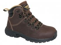 Avenger Women's 6" Flight Alloy Toe ESD Waterproof Work Boot Brown - A7471