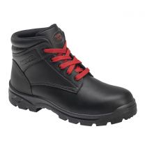 Avenger Men's 6" Builder Steel Toe EH Slip Resistant Work Boot Black - A8000