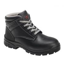 Avenger Women's 6" Builder Steel Toe EH Slip Resistant Work Boot Black - A8050