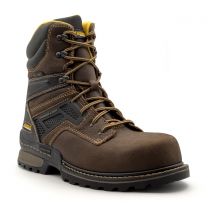 Avenger Men's 8" A-Max Dozer Composite Toe EH Waterproof Work Boot Brown - A8701