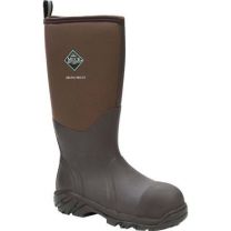 Muck Boot Men's Arctic Pro S/T Knee High Boot, Brown Steel Toe, 12