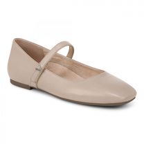 Vionic Women's Alameda Square Toe Mary Jane Oatmeal Leather - I8661L5250