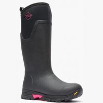 Muck Boot Company Women's Arctic Ice Tall Boot + Vibram Arctic Grip A.T. Black/Hot Pink - ASVTA404