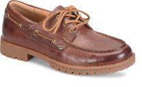 Born Men's Explorer 3-Eye Boat Shoe Bourbon Full Grain Leather - BM0020816
