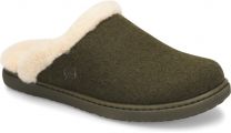 Born Women's Zoe Slipper Dark Military Wool Combo (Green) - BR0025495