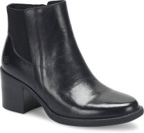 Born Women's Henni Chelsea Boot Black Full Grain Leather - BR0065403