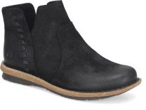 Born Women's Taj Ankle Boot Black Distressed Leather - BR0079809