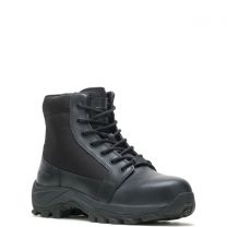 Bates Men's Fuse Zip 6-Inch Side Zip Steel Toe Work Boot Black - E06505