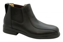 BLUNDSTONE SAFETY Men's Executive Steel Toe Dress Chelsea Boot Black - 782